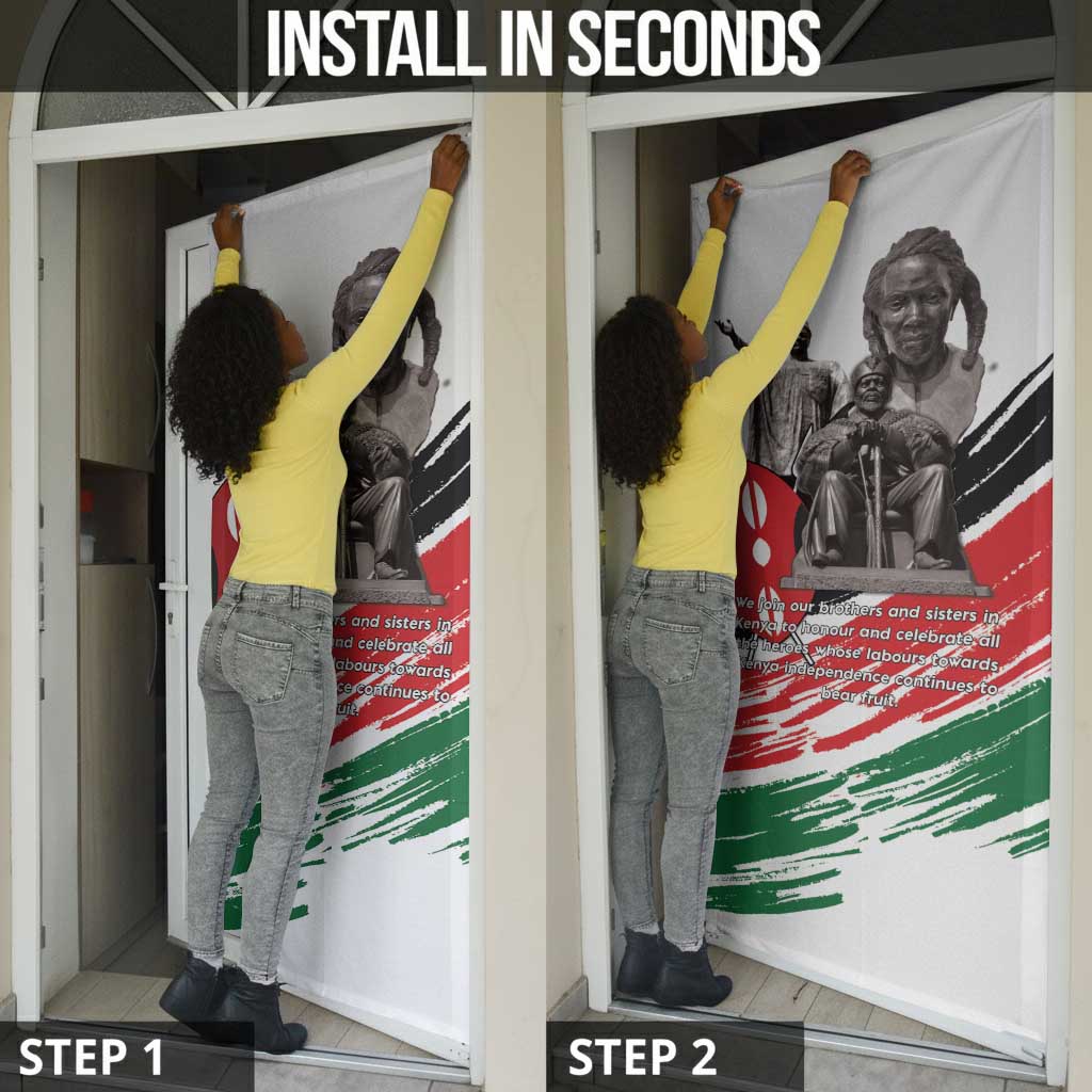 Kenya Mashujaa Day Door Cover Kenyan Heroes