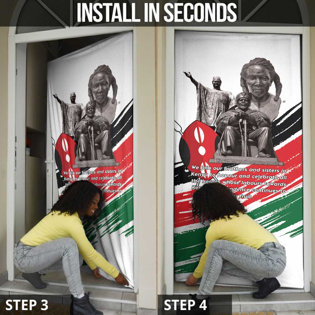 Kenya Mashujaa Day Door Cover Kenyan Heroes