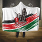 Happy Kenya Heroes Day Hooded Blanket Kenyan Heroes - African Pride