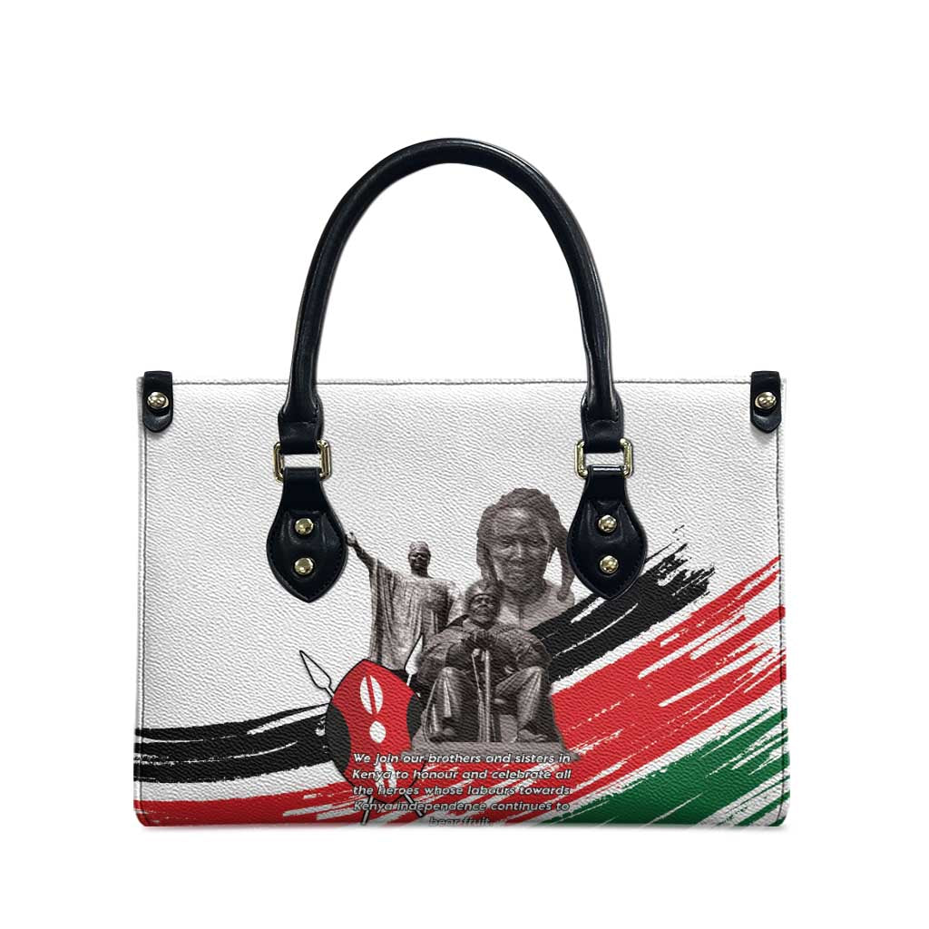Kenya Mashujaa Day Leather Bag Kenyan Heroes
