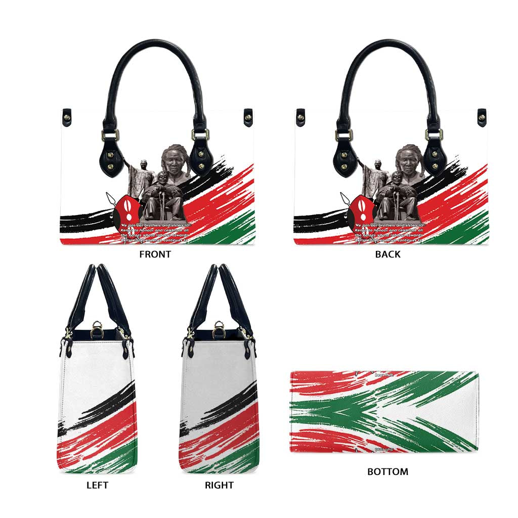 Kenya Mashujaa Day Leather Bag Kenyan Heroes