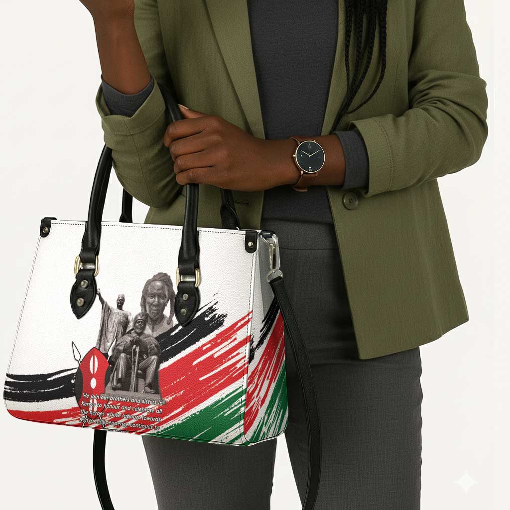 Kenya Mashujaa Day Leather Bag Kenyan Heroes