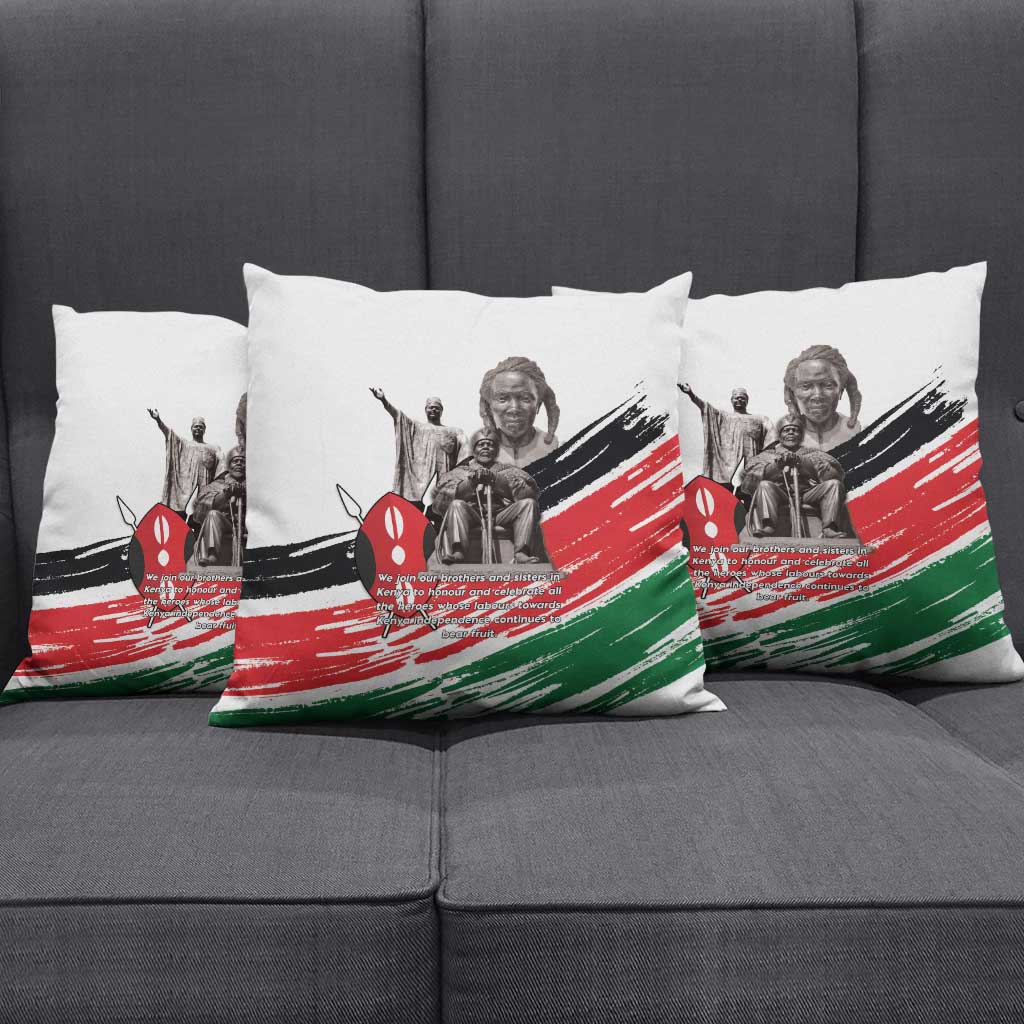 Kenya Mashujaa Day Pillow Cover Kenyan Heroes