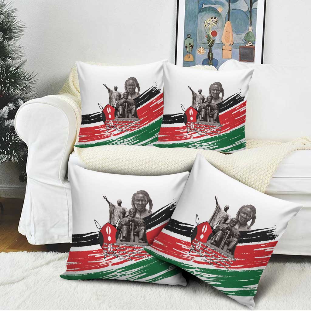 Kenya Mashujaa Day Pillow Cover Kenyan Heroes