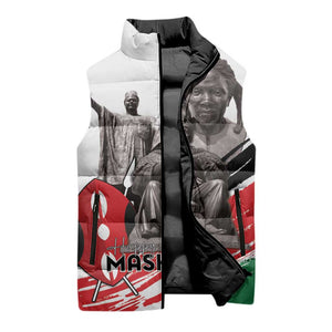 Kenya Mashujaa Day Sleeveless Puffer Jacket Kenyan Heroes
