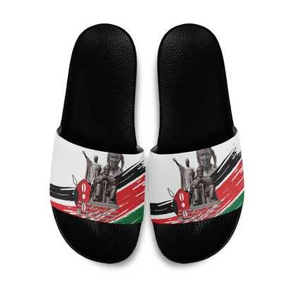 Kenya Mashujaa Day Slide Sandals Kenyan Heroes