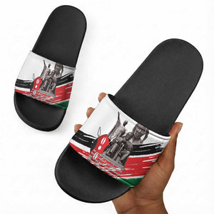 Kenya Mashujaa Day Slide Sandals Kenyan Heroes