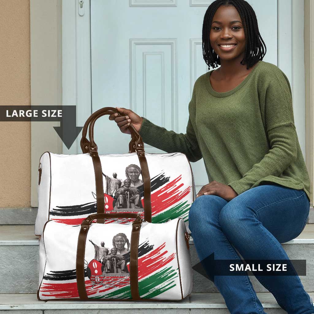 Kenya Mashujaa Day Travel Bag Kenyan Heroes