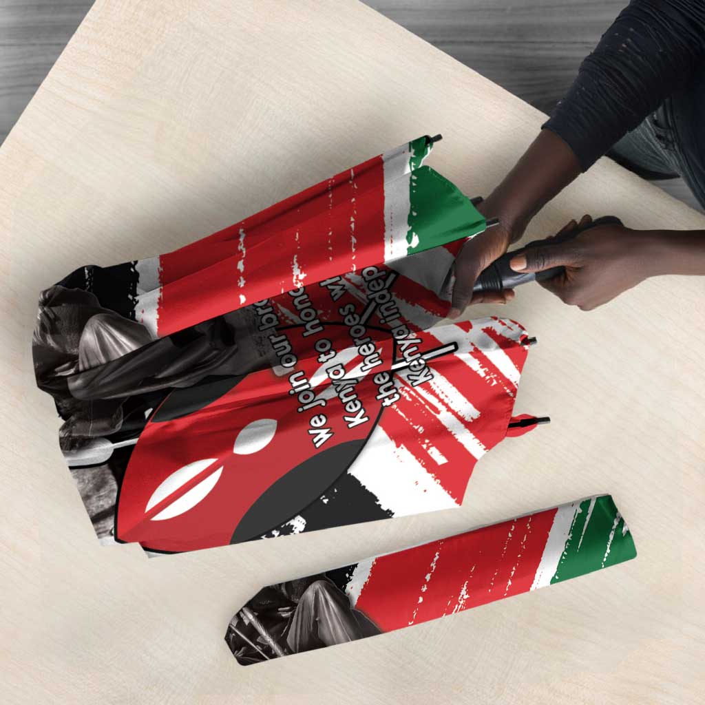 Kenya Mashujaa Day Umbrella Kenyan Heroes