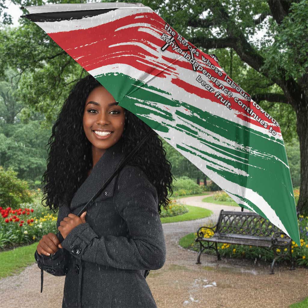 Kenya Mashujaa Day Umbrella Kenyan Heroes