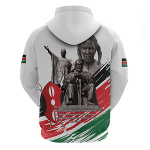 Happy Kenya Heroes Day Zip Hoodie Kenyan Heroes - African Pride