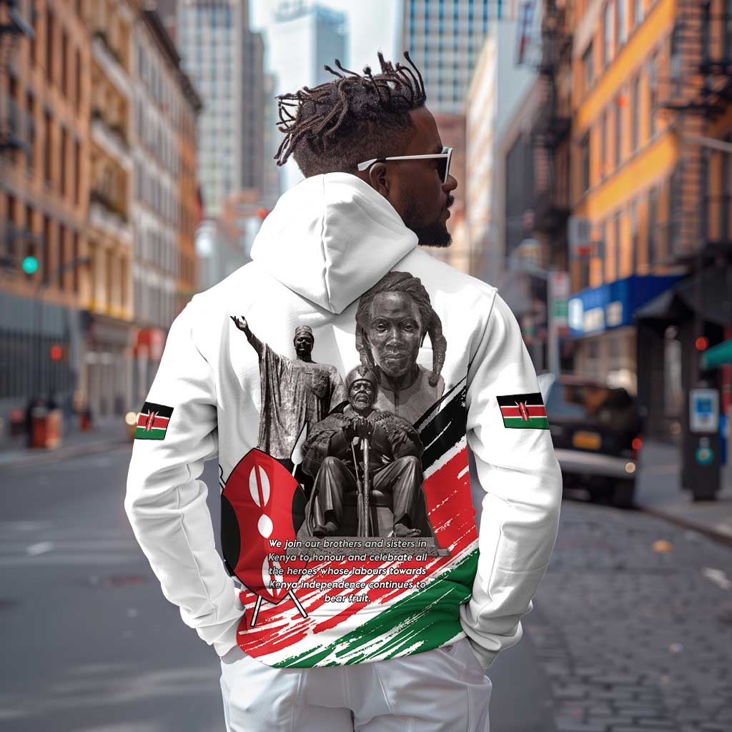 Happy Kenya Heroes Day Zip Hoodie Kenyan Heroes - African Pride