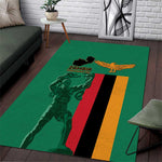 Zambia Independence Day Area Rug Statue of Freedom - African Pride