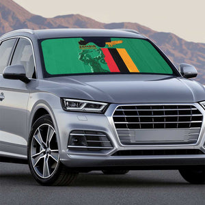 Zambia Independence Day Auto Sun Shade Lusaka Freedom Statue