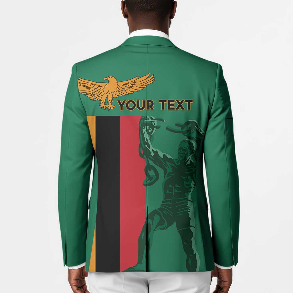 Personalized Zambia Independence Day Blazer Lusaka Freedom Statue