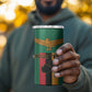 Zambia Independence Day Personalized 4 in 1 Can Cooler Tumbler Statue of Freedom - African Pride