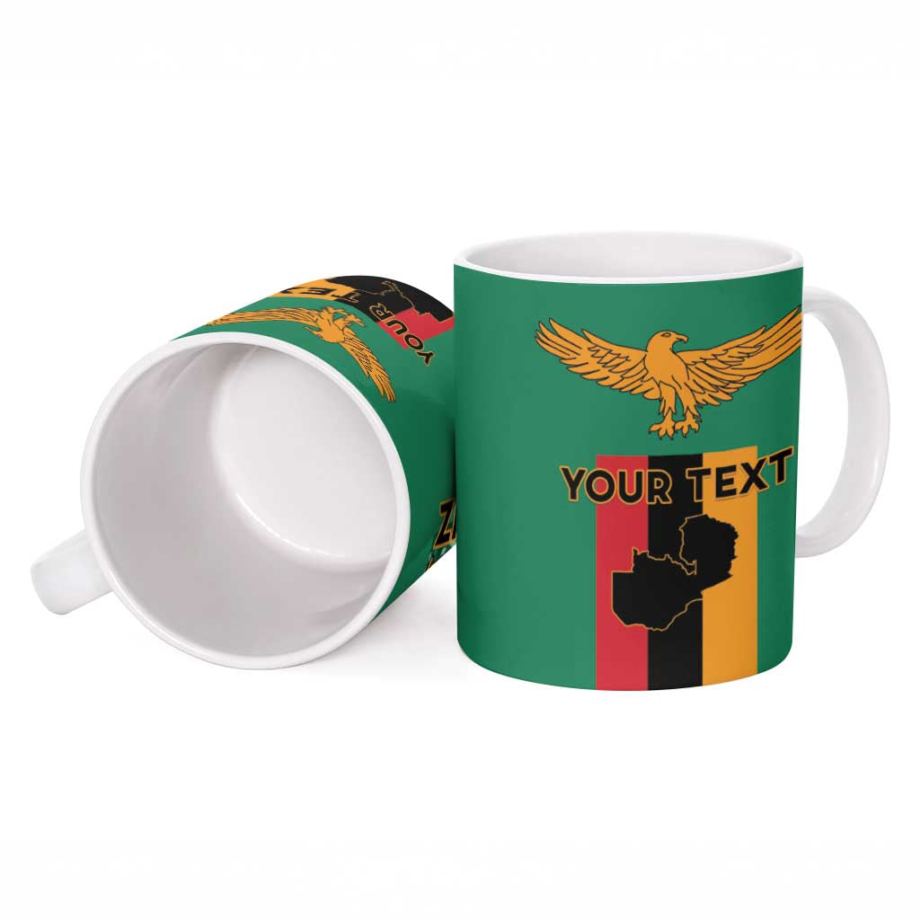Personalized Zambia Independence Day Ceramic Mug Lusaka Freedom Statue