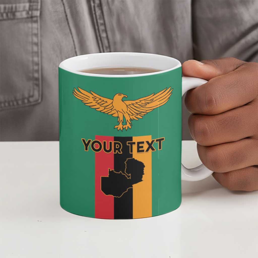 Personalized Zambia Independence Day Ceramic Mug Lusaka Freedom Statue