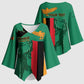 Personalized Zambia Independence Day Kimono Sleeve Blouse Lusaka Freedom Statue