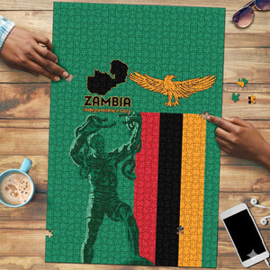 Zambia Independence Day Puzzle Lusaka Freedom Statue