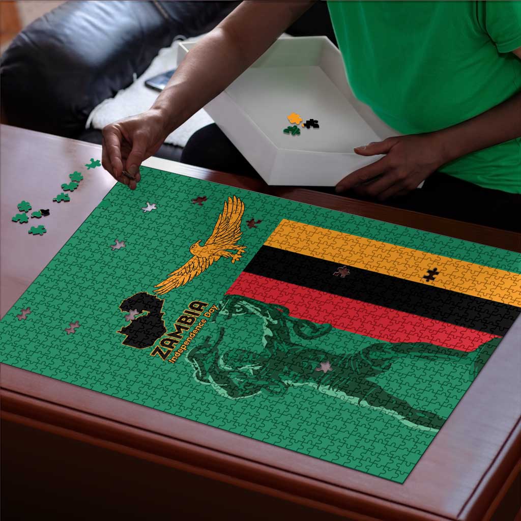 Zambia Independence Day Puzzle Lusaka Freedom Statue