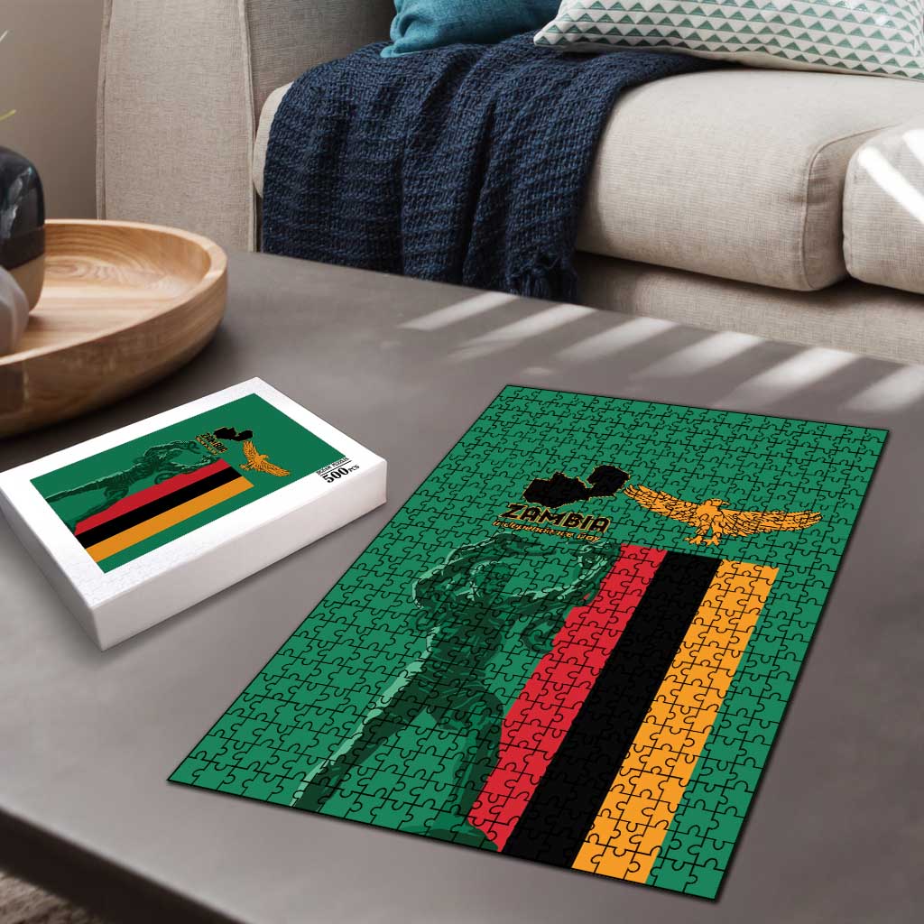 Zambia Independence Day Puzzle Lusaka Freedom Statue