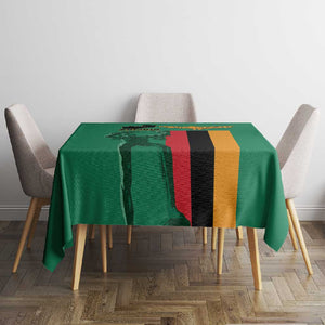 Zambia Independence Day Tablecloth Statue of Freedom - African Pride