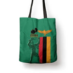 Zambia Independence Day Tote Bag Lusaka Freedom Statue