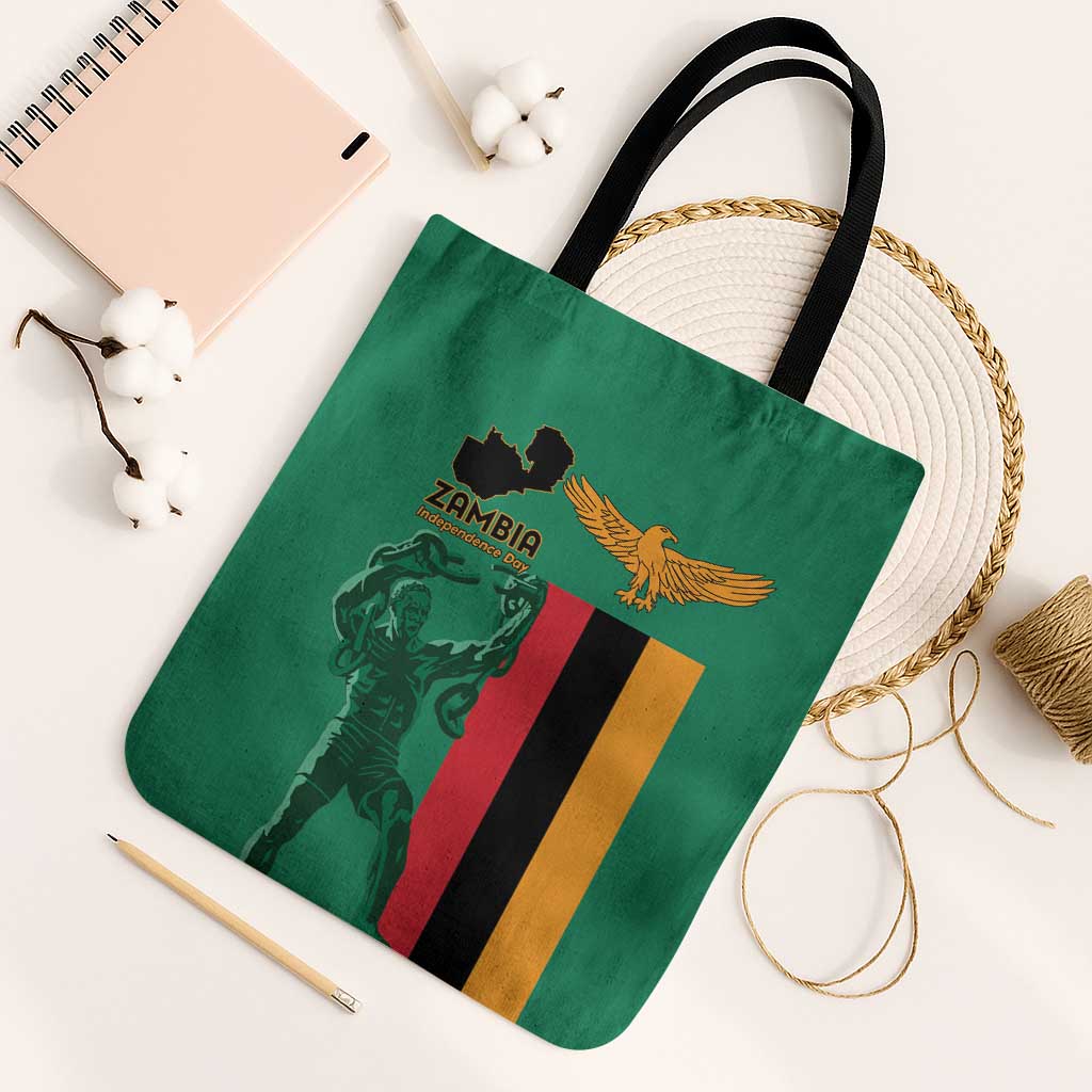 Zambia Independence Day Tote Bag Lusaka Freedom Statue