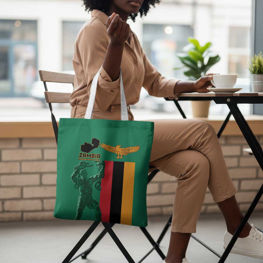 Zambia Independence Day Tote Bag Lusaka Freedom Statue