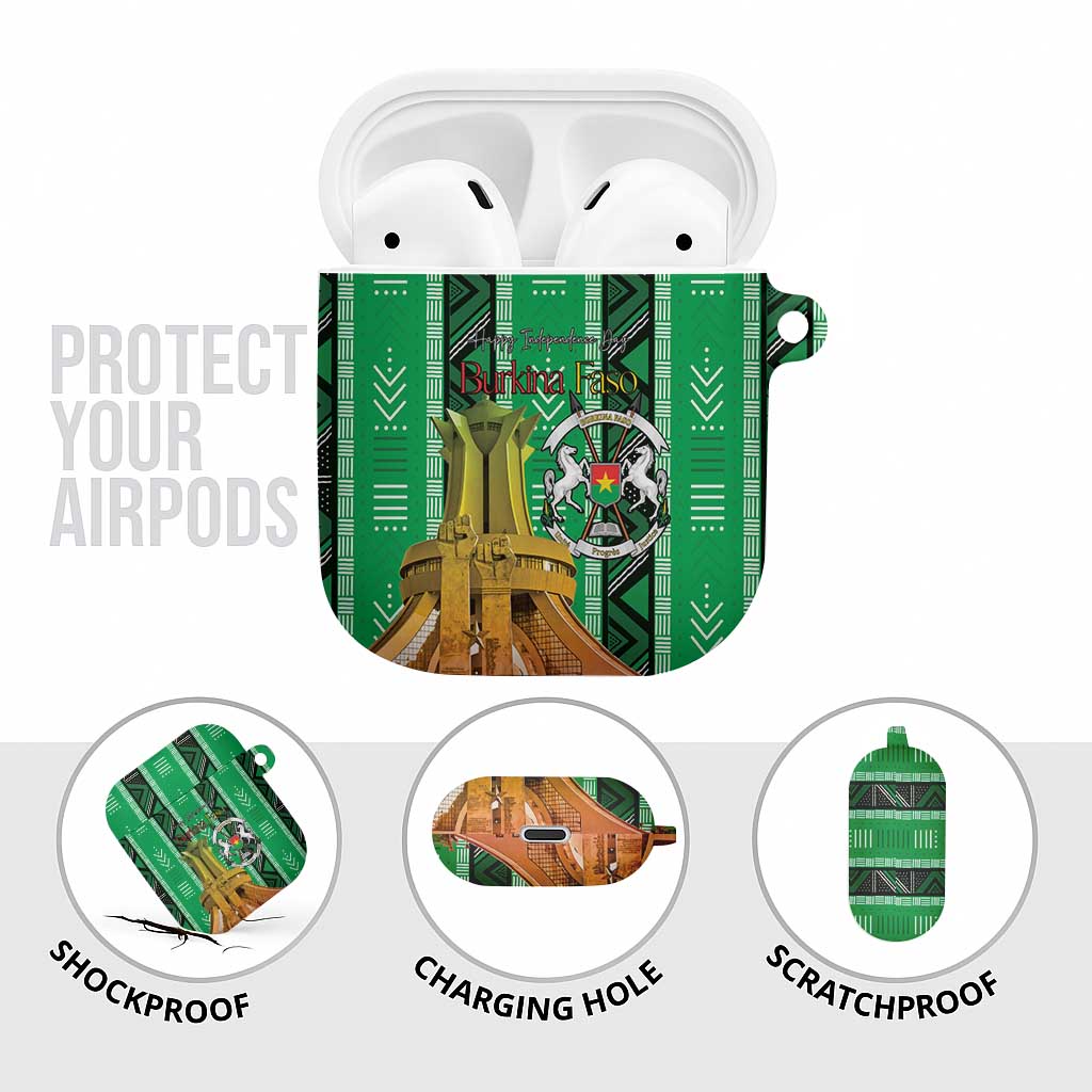 Burkina Faso Martyrs Day AirPods Case Monument des Heros Nationaux