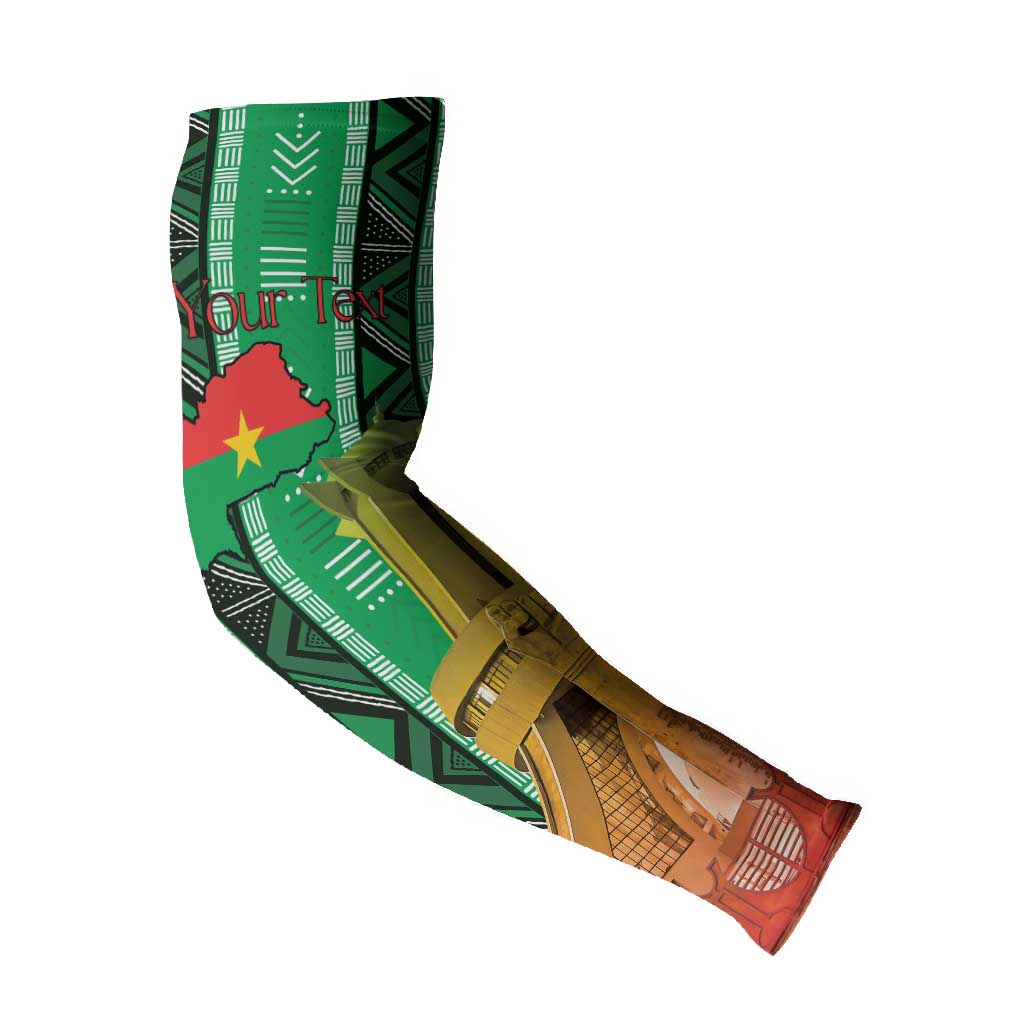 Personalized Burkina Faso Martyrs Day Arm Sleeves Monument des Heros Nationaux