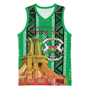 Burkina Faso Martyrs Day Personalized Basketball Jersey Monument des Heros Nationaux LT15