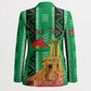 Personalized Burkina Faso Martyrs Day Blazer Monument des Heros Nationaux