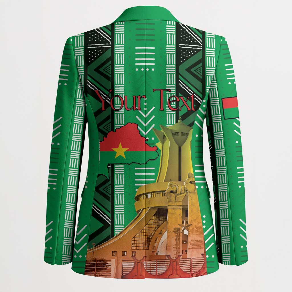 Personalized Burkina Faso Martyrs Day Blazer Monument des Heros Nationaux
