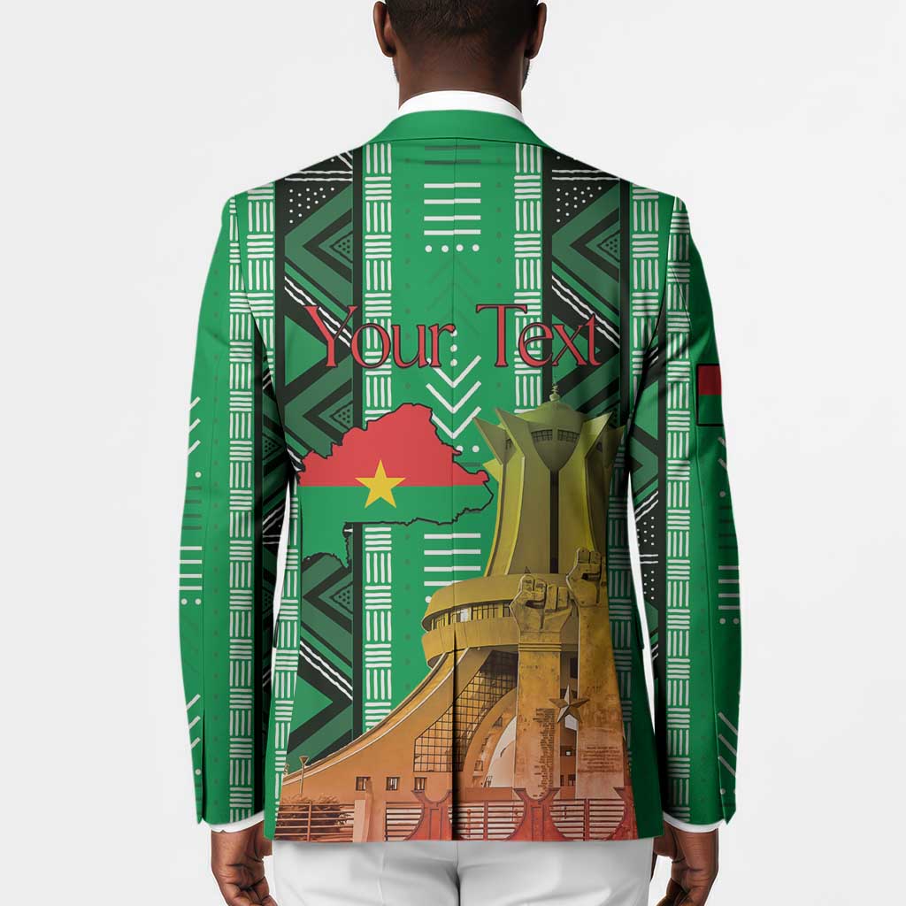 Personalized Burkina Faso Martyrs Day Blazer Monument des Heros Nationaux