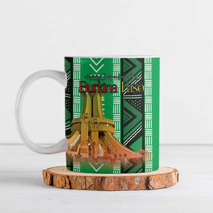 Personalized Burkina Faso Martyrs Day Ceramic Mug Monument des Heros Nationaux