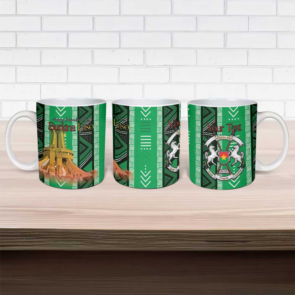 Personalized Burkina Faso Martyrs Day Ceramic Mug Monument des Heros Nationaux