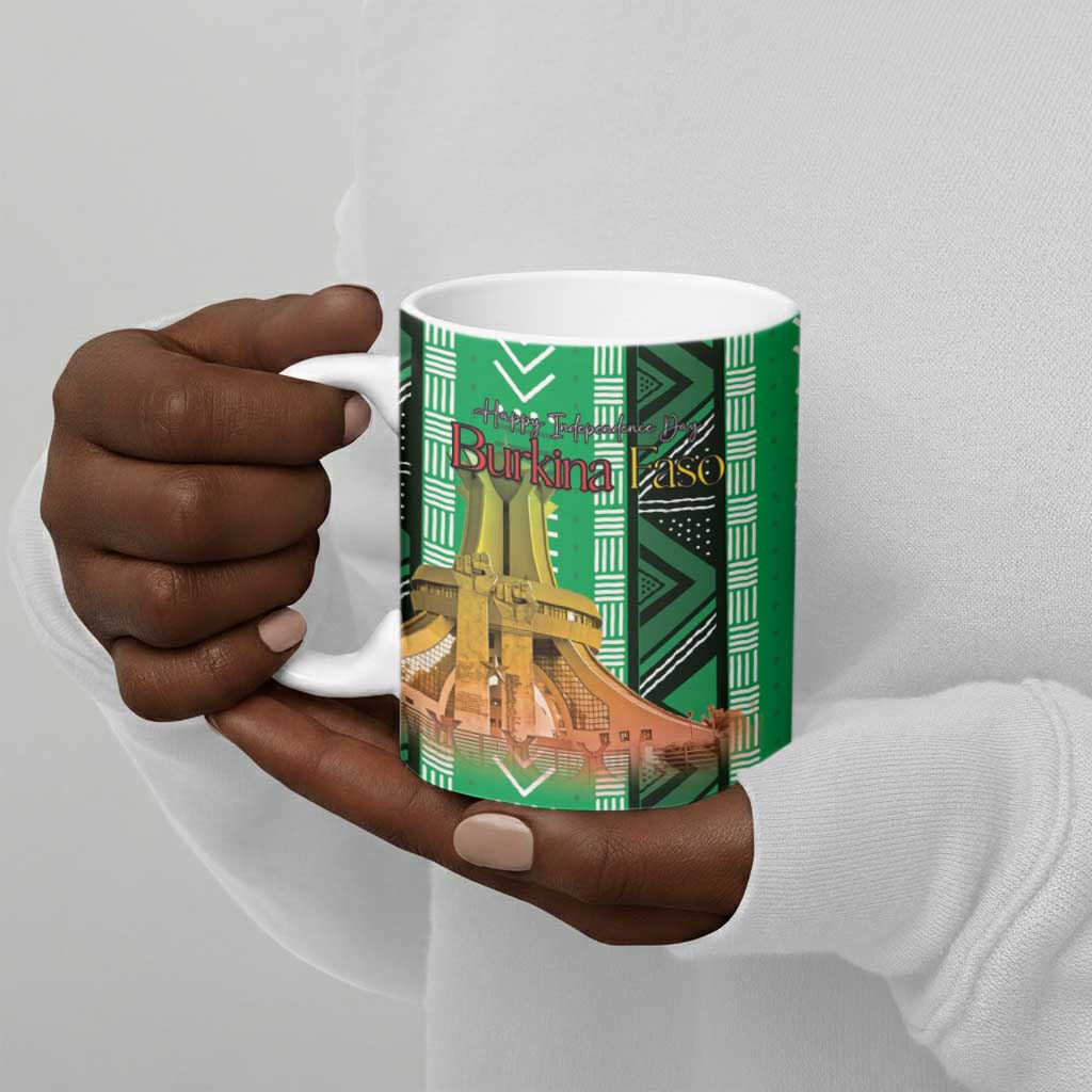 Personalized Burkina Faso Martyrs Day Ceramic Mug Monument des Heros Nationaux