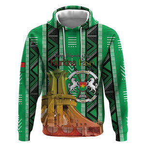 Burkina Faso Martyrs Day Personalized Hoodie Monument des Heros Nationaux - African Pride