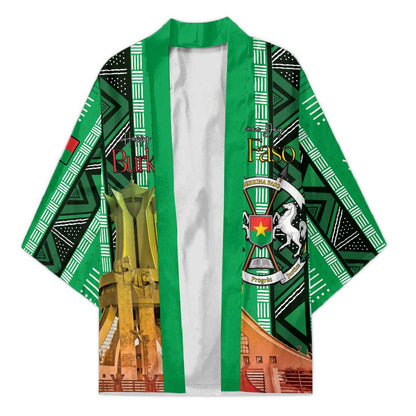 Personalized Burkina Faso Martyrs Day Kimono Monument des Heros Nationaux