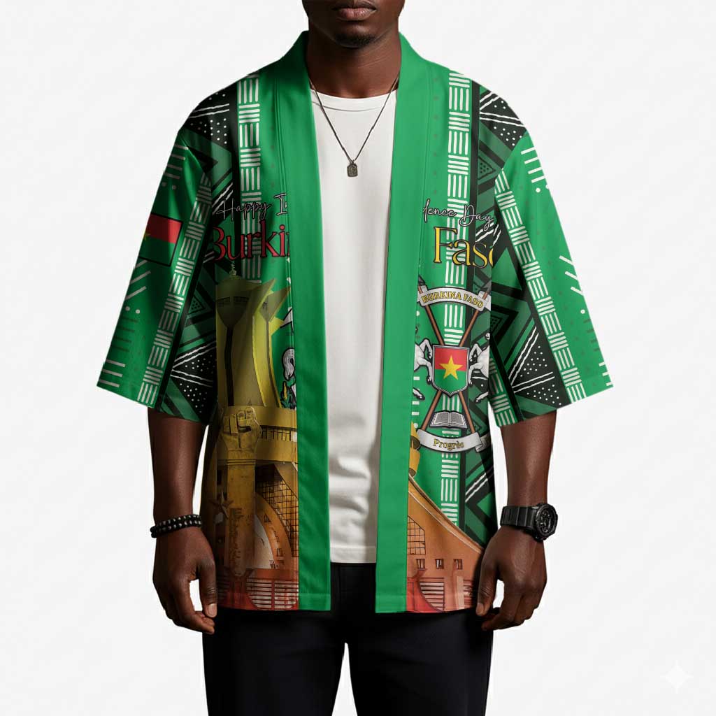 Personalized Burkina Faso Martyrs Day Kimono Monument des Heros Nationaux