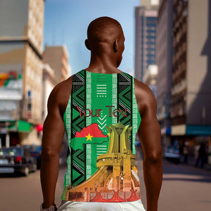Burkina Faso Martyrs Day Personalized Men Tank Top Monument des Heros Nationaux - African Pride