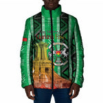 Personalized Burkina Faso Martyrs Day Padded Jacket Monument des Heros Nationaux