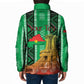 Personalized Burkina Faso Martyrs Day Padded Jacket Monument des Heros Nationaux