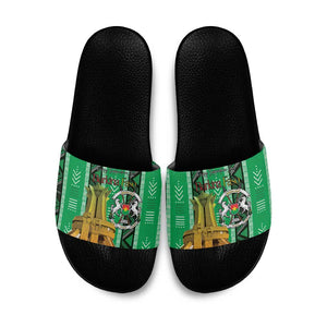 Burkina Faso Martyrs Day Slide Sandals Monument des Heros Nationaux