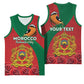 Personalised Afro Morocco Basketball Jersey Happy Proclamation Day - African Pattern LT15