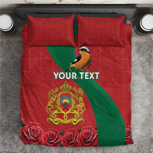 Personalised Afro Morocco Bedding Set Happy Proclamation Day - African Pattern