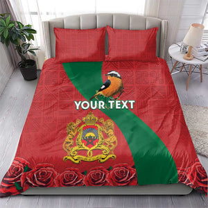 Personalised Afro Morocco Bedding Set Happy Proclamation Day - African Pattern