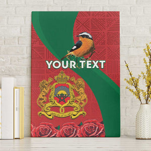 Personalised Afro Morocco Canvas Wall Art Happy Proclamation Day - African Pattern